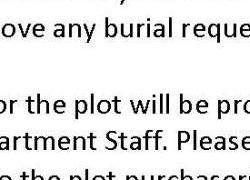 City of Monticello Cemetery Plot Purchase/Burial Policy