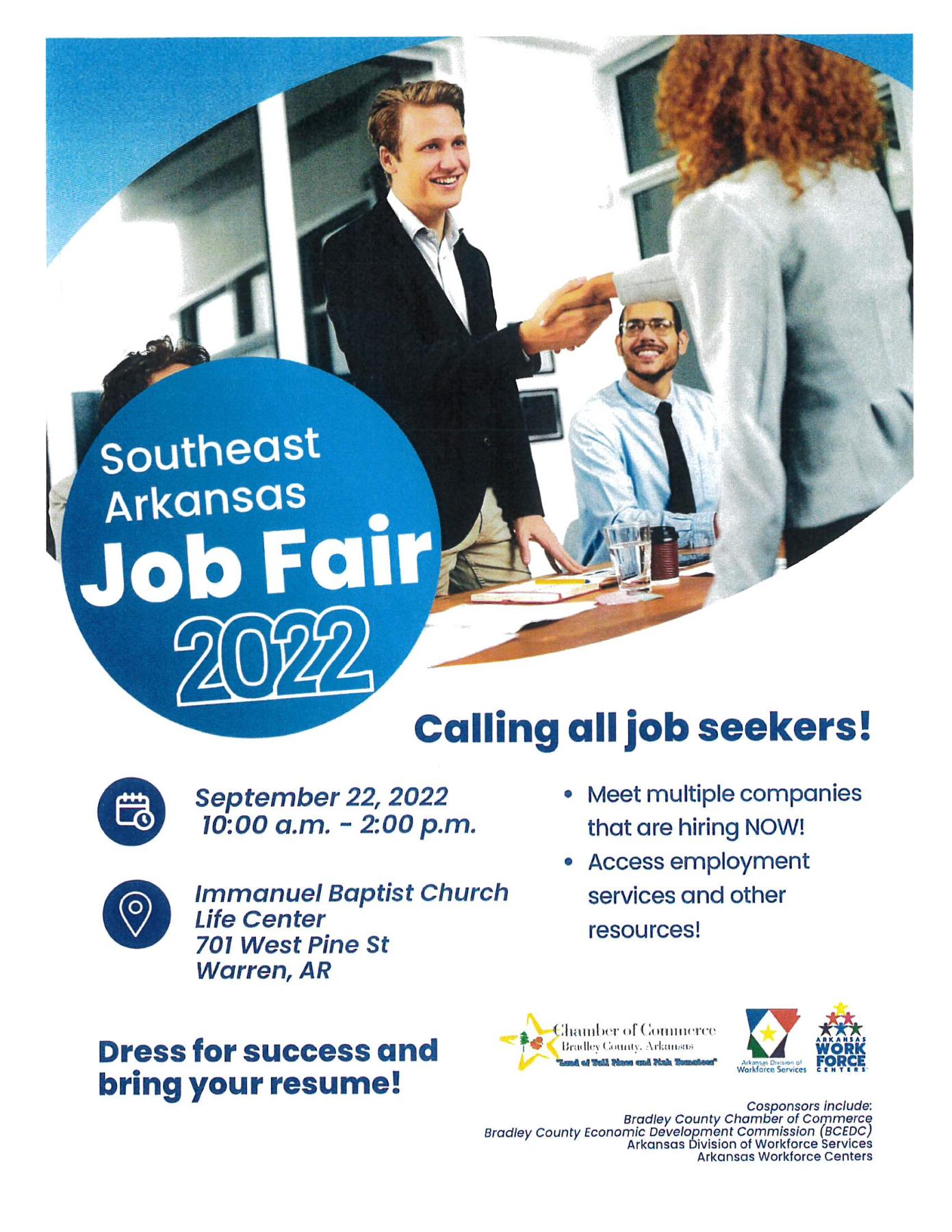 Job Fair 2022 City of Monticello, AR
